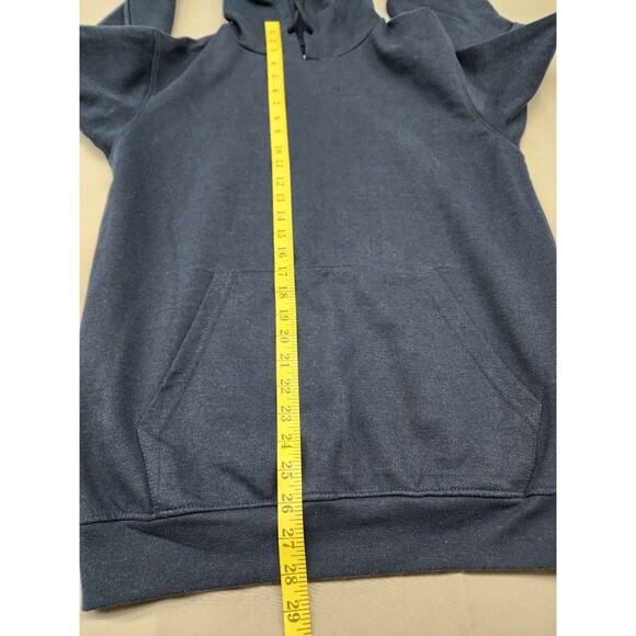 Sustainable Clothing Essentials Hoodie Men's Blue  Grey Pullover Size S - Picture 6 of 7